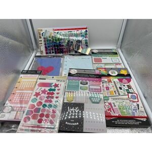 The Happy Planner Sticker Book & Accessory Lot new